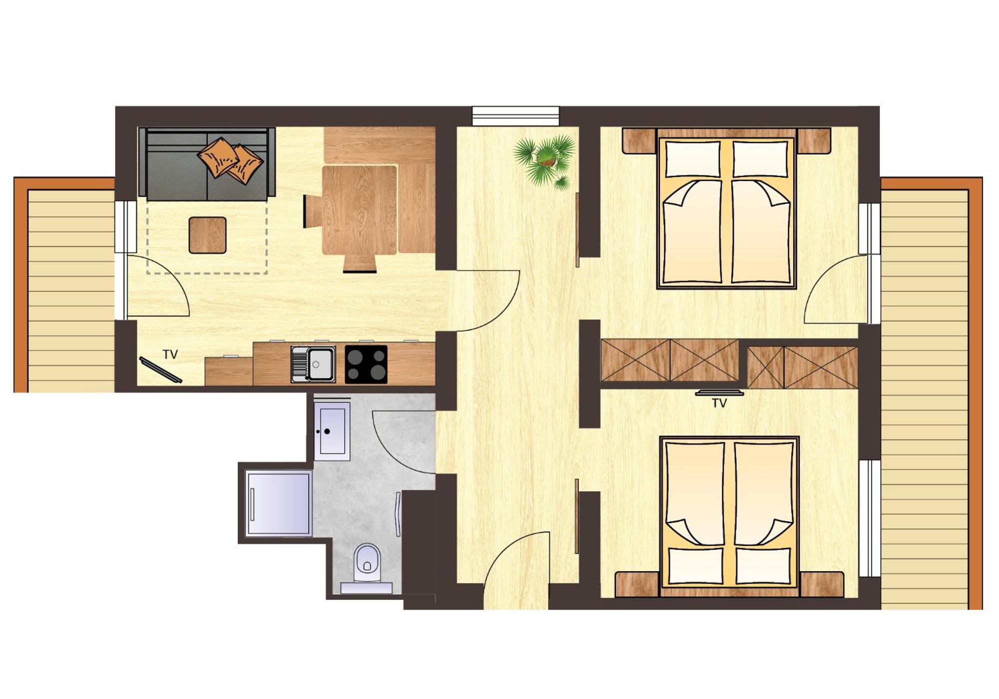 Haus Sonnwend Apartment เอลล์เมา ภายนอก รูปภาพ